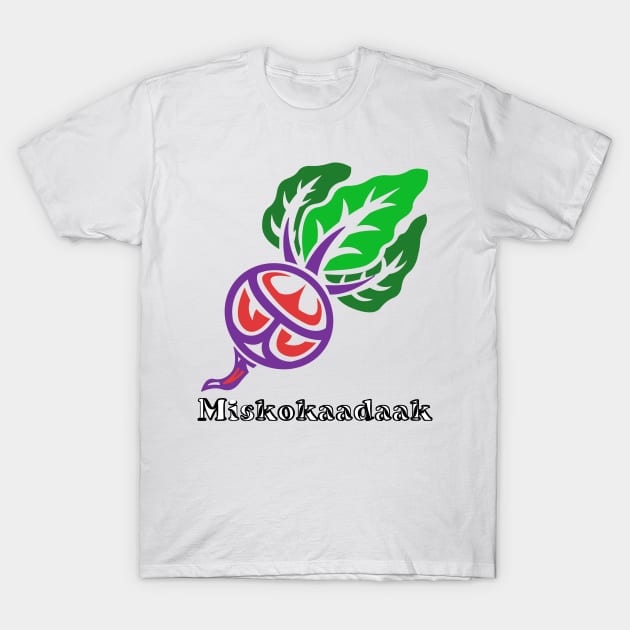 Beet (Miskokaadaak) T-Shirt by KendraHowland.Art.Scroll